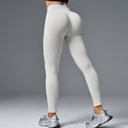 Peach Hip Tight Mid Waist Yoga Pants