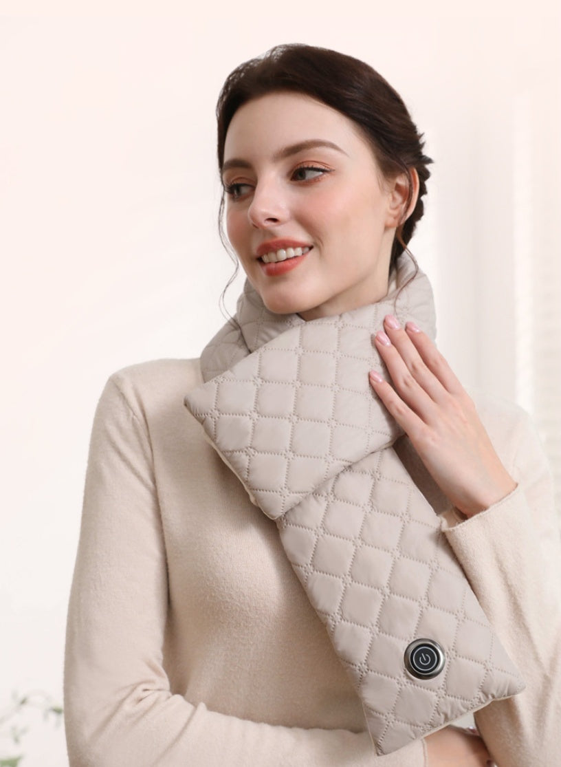 Electric Heating Scarf 3 Gear Heating Pads USB Heater Thermal Shawl