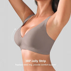 No Steel Ring Gathering Seamless Bra