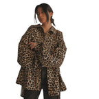 Baggy Leopard Print Jacket