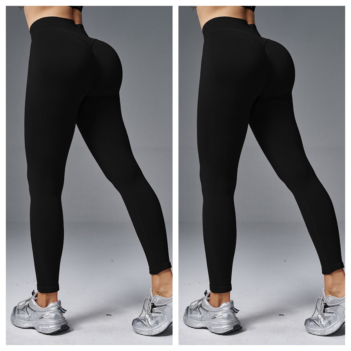 Peach Hip Tight Mid Waist Yoga Pants