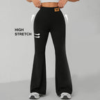 Casual High Waist Hip Lift Bootcut Trousers