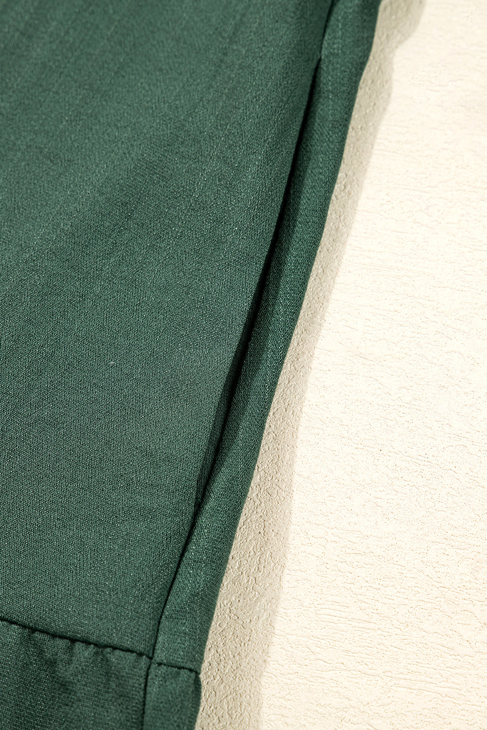 Canton Contrast Ricrac Trim Button V Neck Knotted Bracelet Sleeve Shift Dress