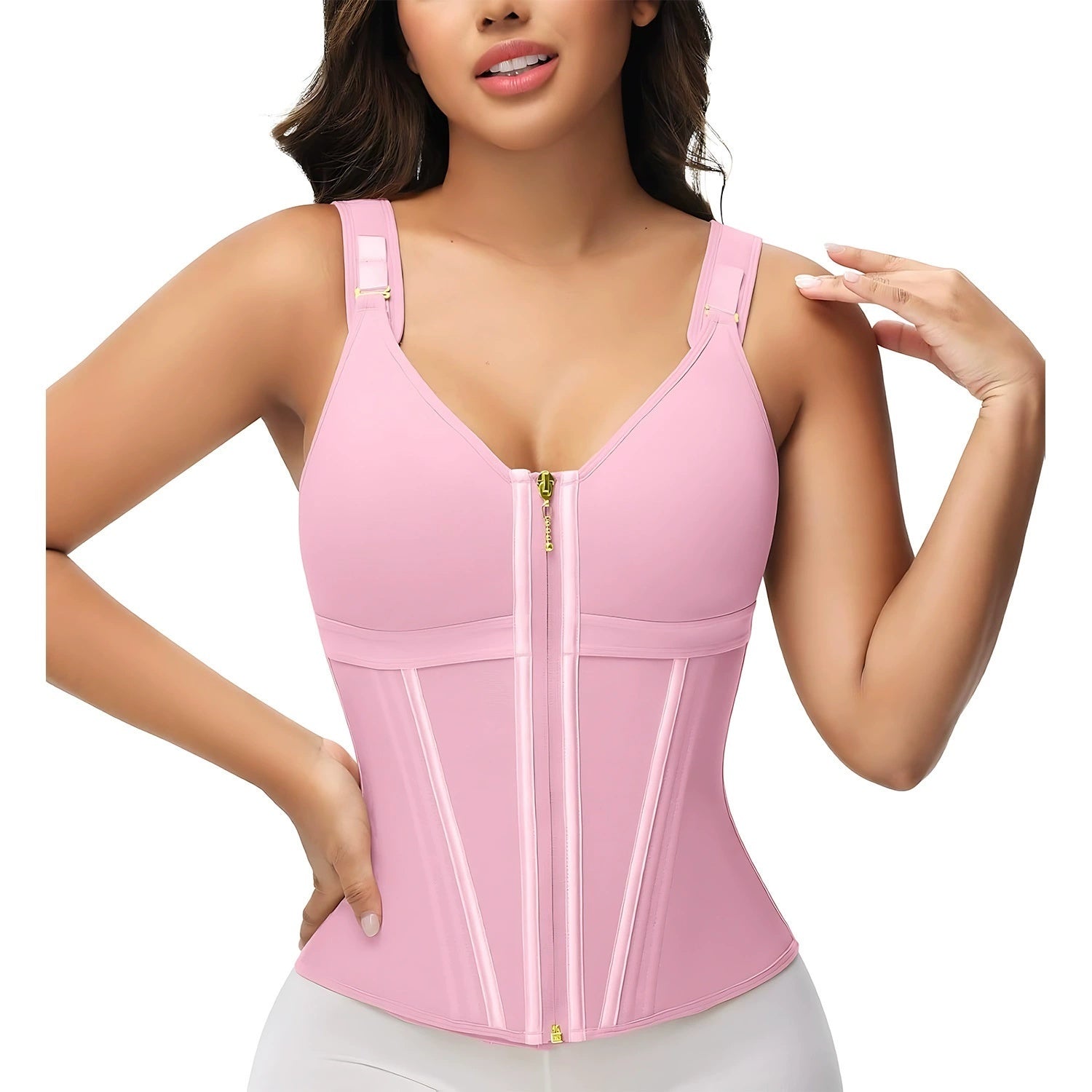 Belly Tuck Shapewear Three-breasted Vest Top