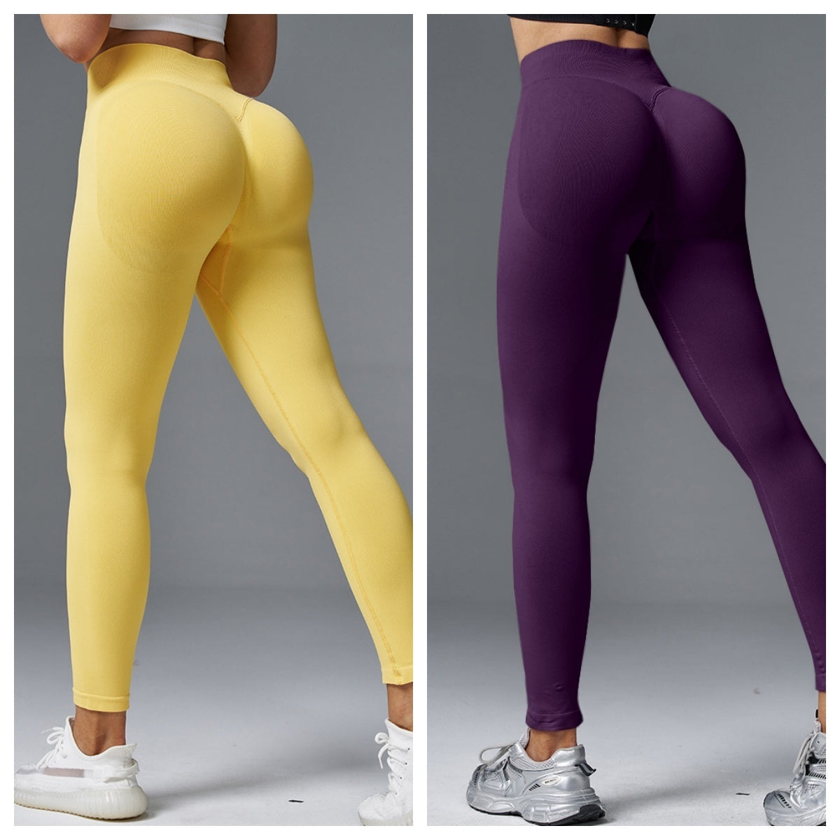 Peach Hip Tight Mid Waist Yoga Pants