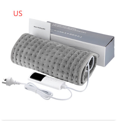 Back Heating Lumbar Support Pad Heated Waist Brace With Adjustable Temperature