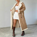 Fur Velvet Long Coat