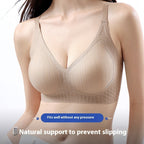 Double Lift Comfortable Wireless Push Up  Bra