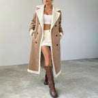 Fur Velvet Long Coat