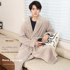 Winter Fleece Lining Fiber Homewear Mid-length