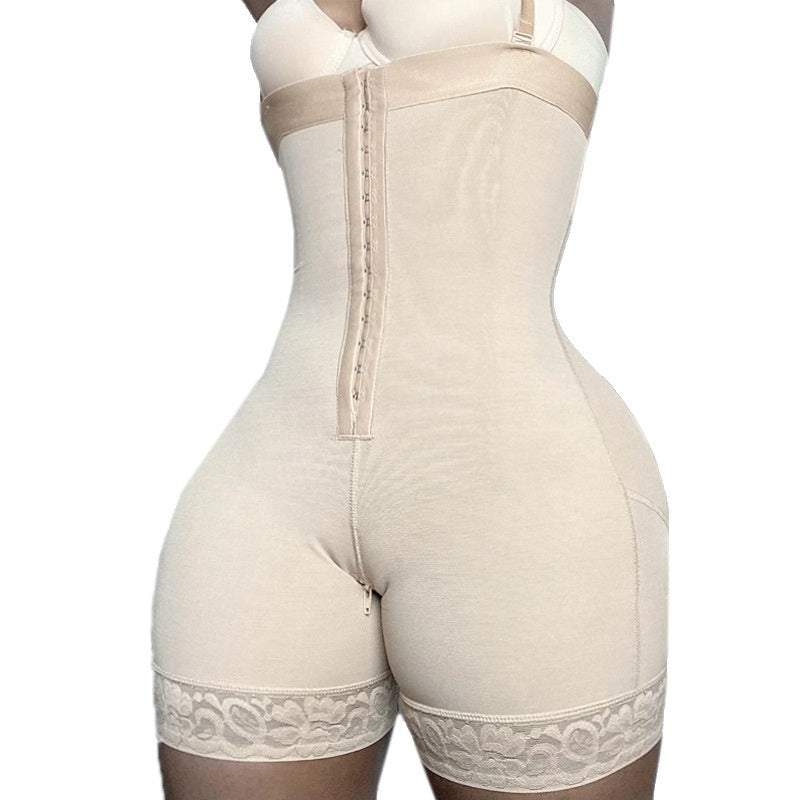 Shapewear One-piece Fajas Crotch Zipper Plus Size Butt-lift Underwear