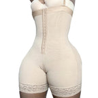 Shapewear One-piece Fajas Crotch Zipper Plus Size Butt-lift Underwear
