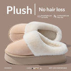 Indoor Warm Anti-slip Thick Sole Cotton Slippers