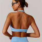 Halter Yoga Underwear Women's Hollow Sports Workout Bra