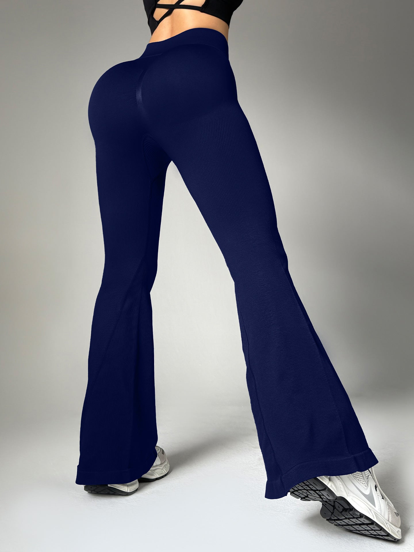 High Waist Flared Pants Women's Hip Lifting Casual Yoga Pants