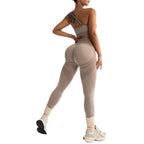 Women's Sling Sports Bra Yoga Pants Seamless Suit