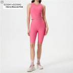 Exercise Yoga Clothes Suit High-waisted Trousers Vest