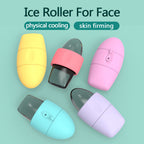 Silicone Ice Face Roller Contour Dark Circles Massage Skin Beauty Facial Roller