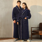 Thickened Cotton Velvet Luxury Couple Bathrobe Pajamas