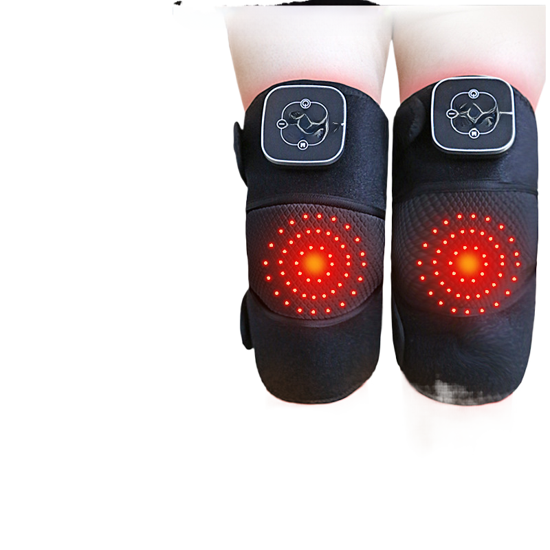 Electric heating massage knee pad