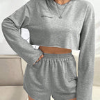 Long-sleeved T-shirt Short Suit