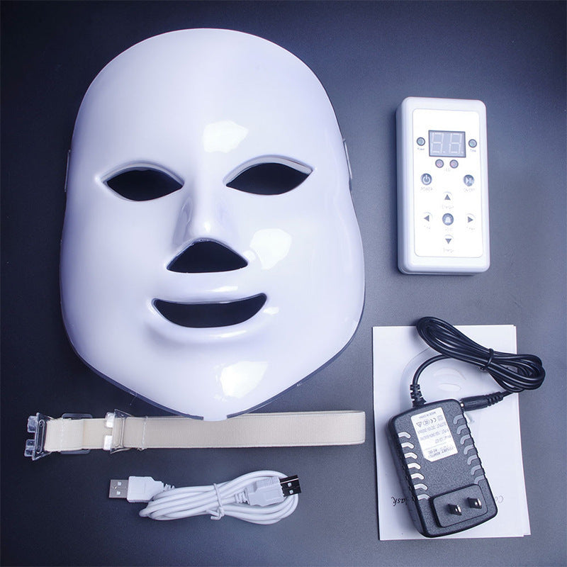 LED Photon Quantum Beautification Tool Seven-color Beauty Apparatus Face Beauty Mask