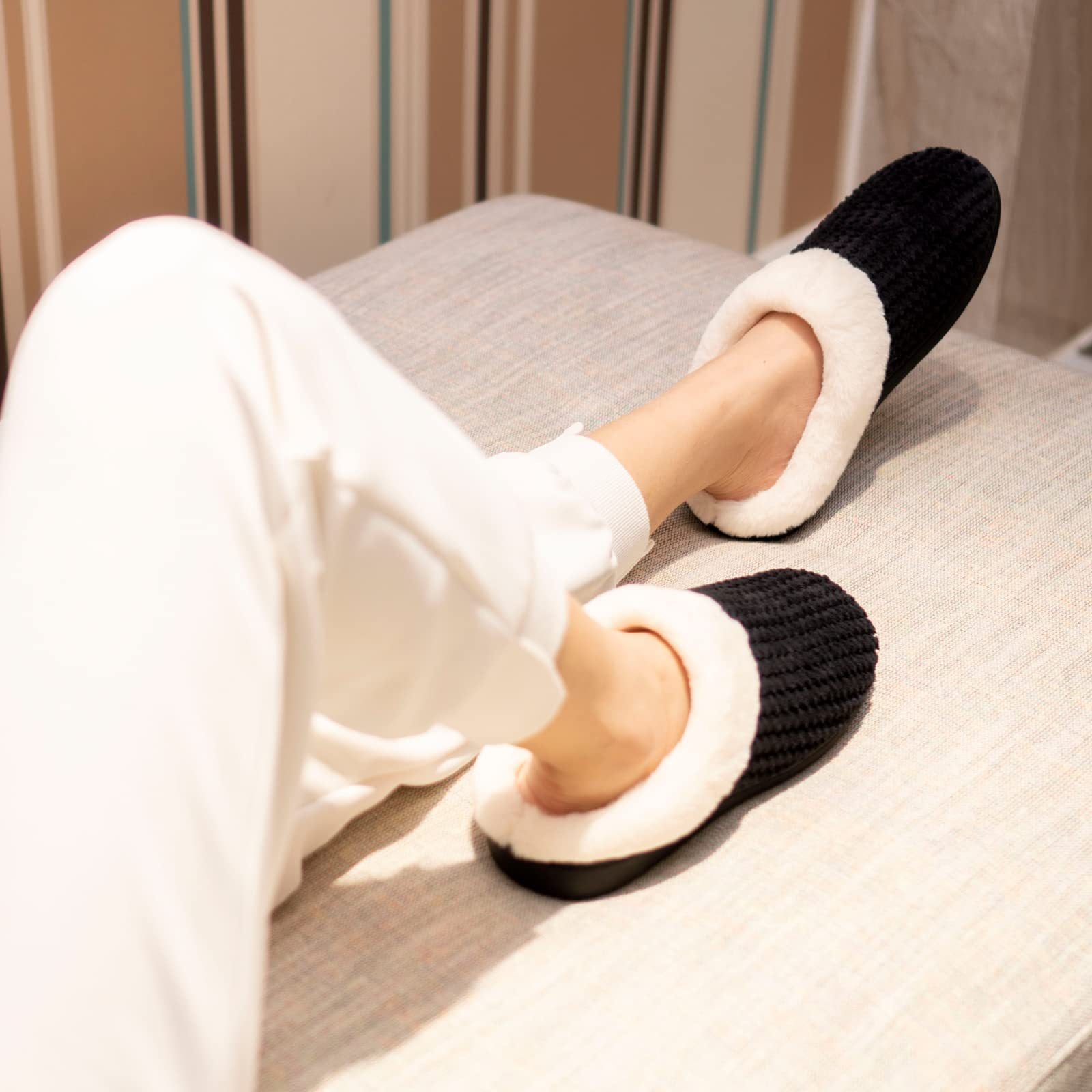 Fluffy Plush Casual Slippers