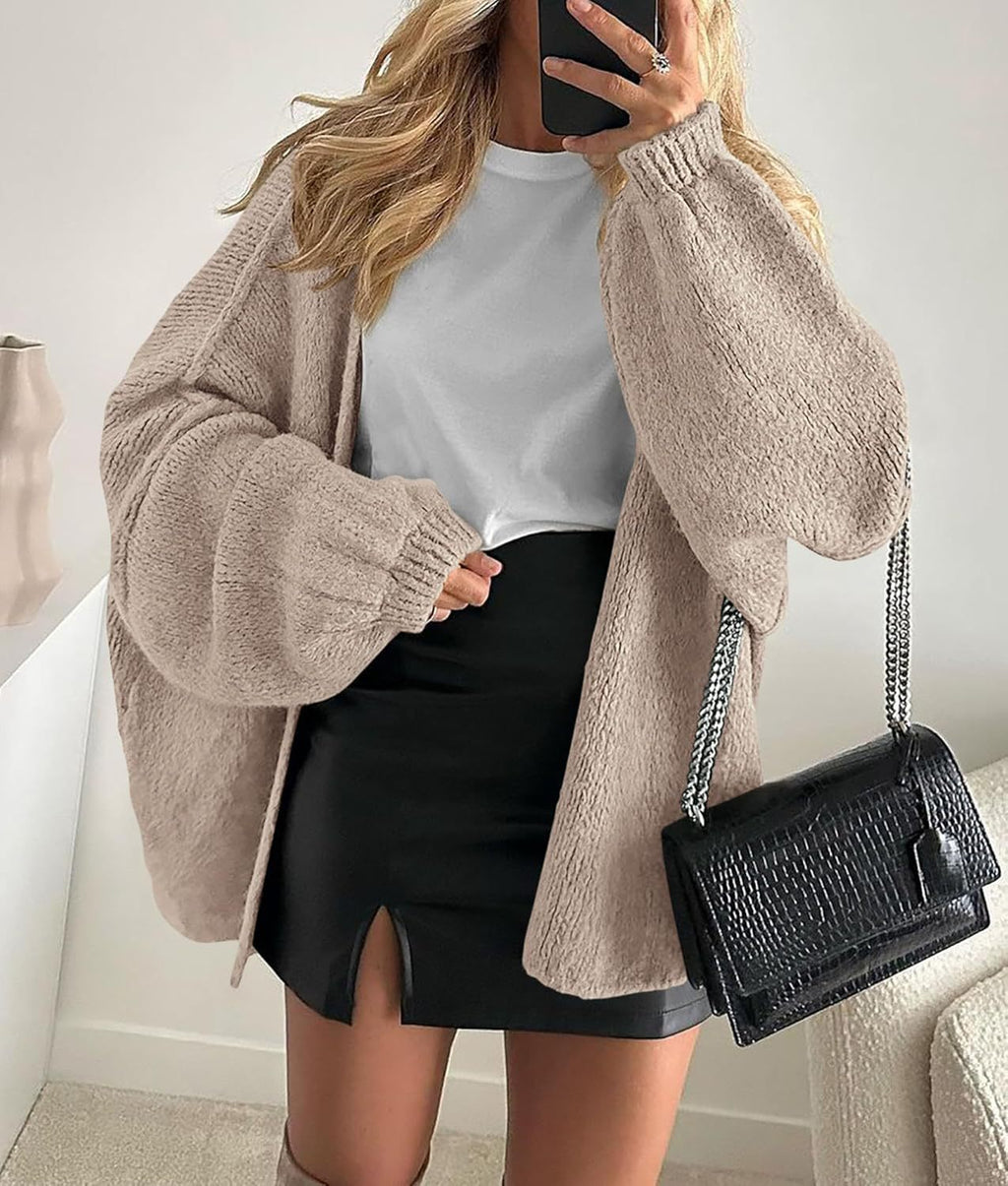 Oversized Knit Casual Women's Sweater