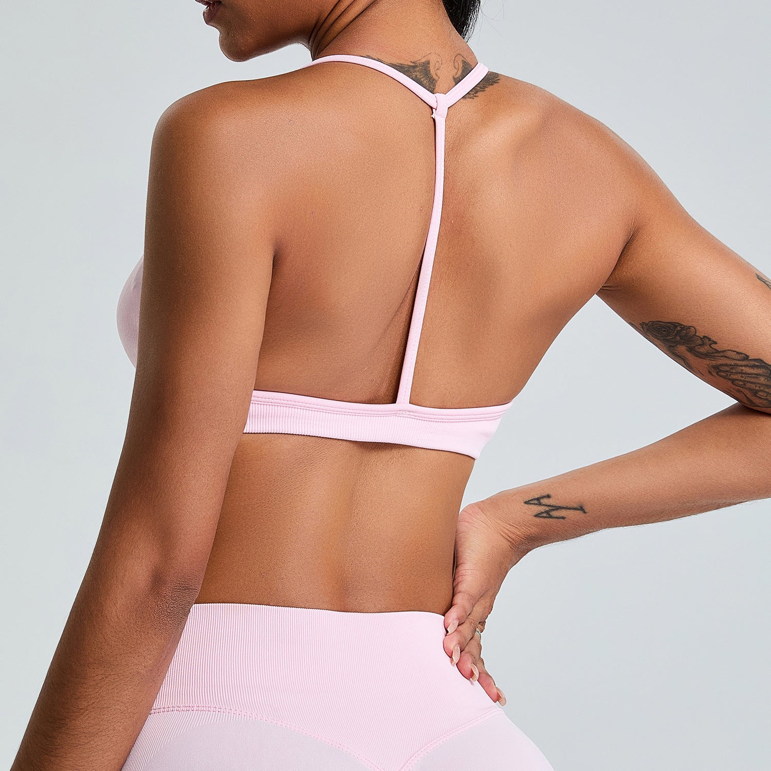 Seamless Sports H-shaped Back Yoga Bra