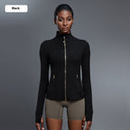 Windproof Stand Collar Yoga Fitness Jacket