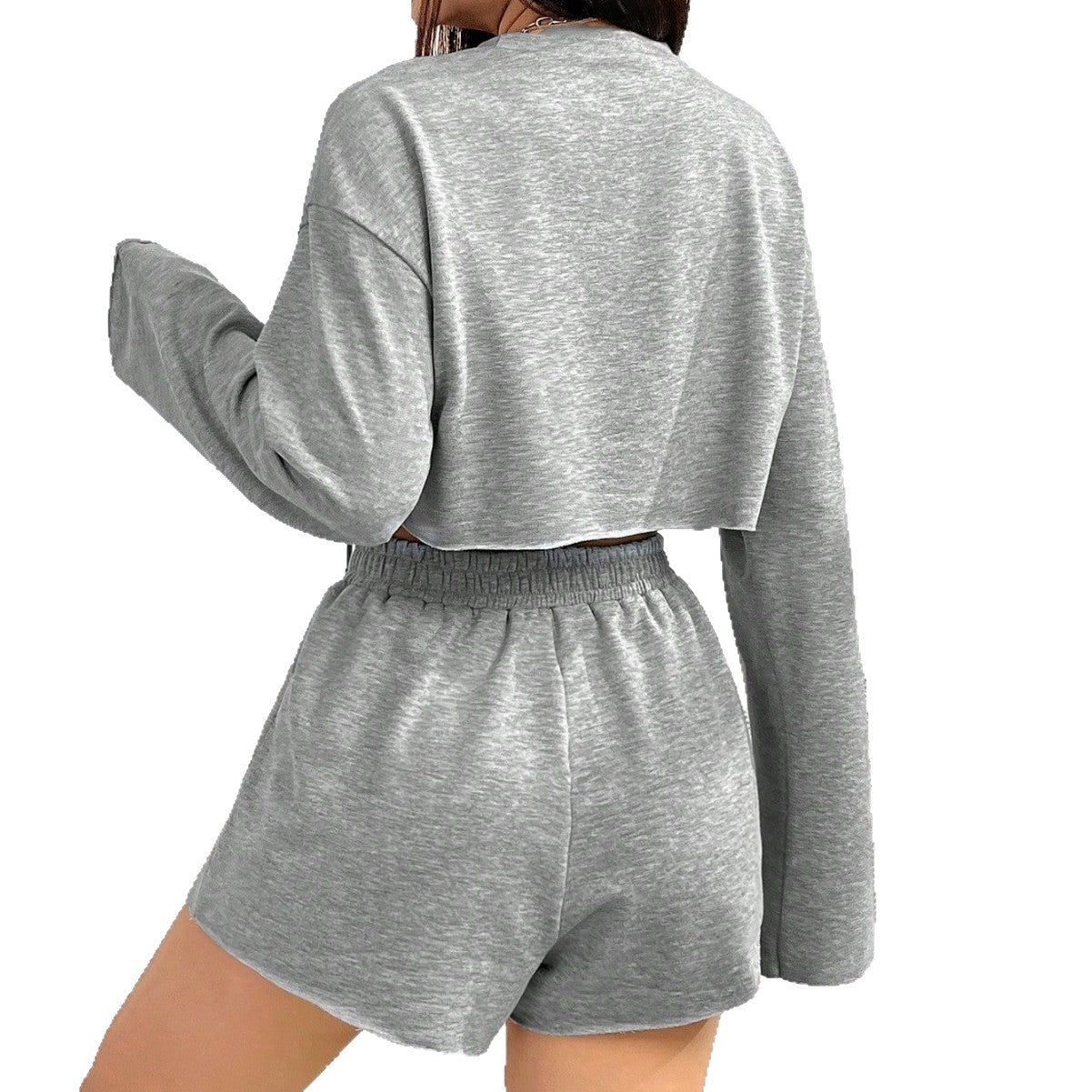 Long-sleeved T-shirt Short Suit