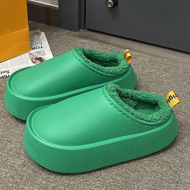 Cotton Plush Slippers Home & Outside Wear