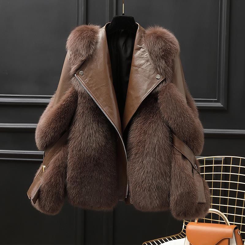 Elite Fur Long Wool Coat