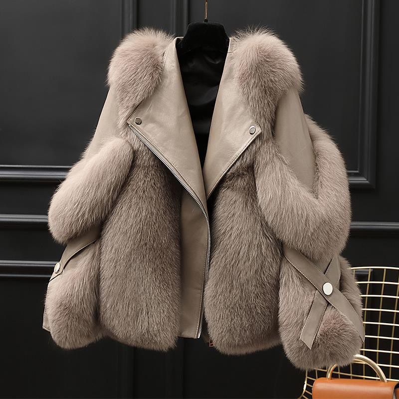 Elite Fur Long Wool Coat