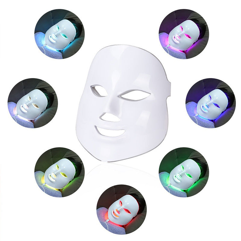 LED Photon Quantum Beautification Tool Seven-color Beauty Apparatus Face Beauty Mask