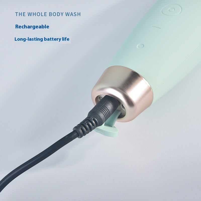 7-speed Rechargeable Silicone Automatic Deep Cleaning Electric Facial Cleaner Body Wash