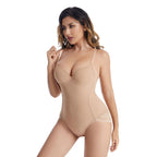 Lace Sling Seamless With Bra Jumpsuit Shapewear
