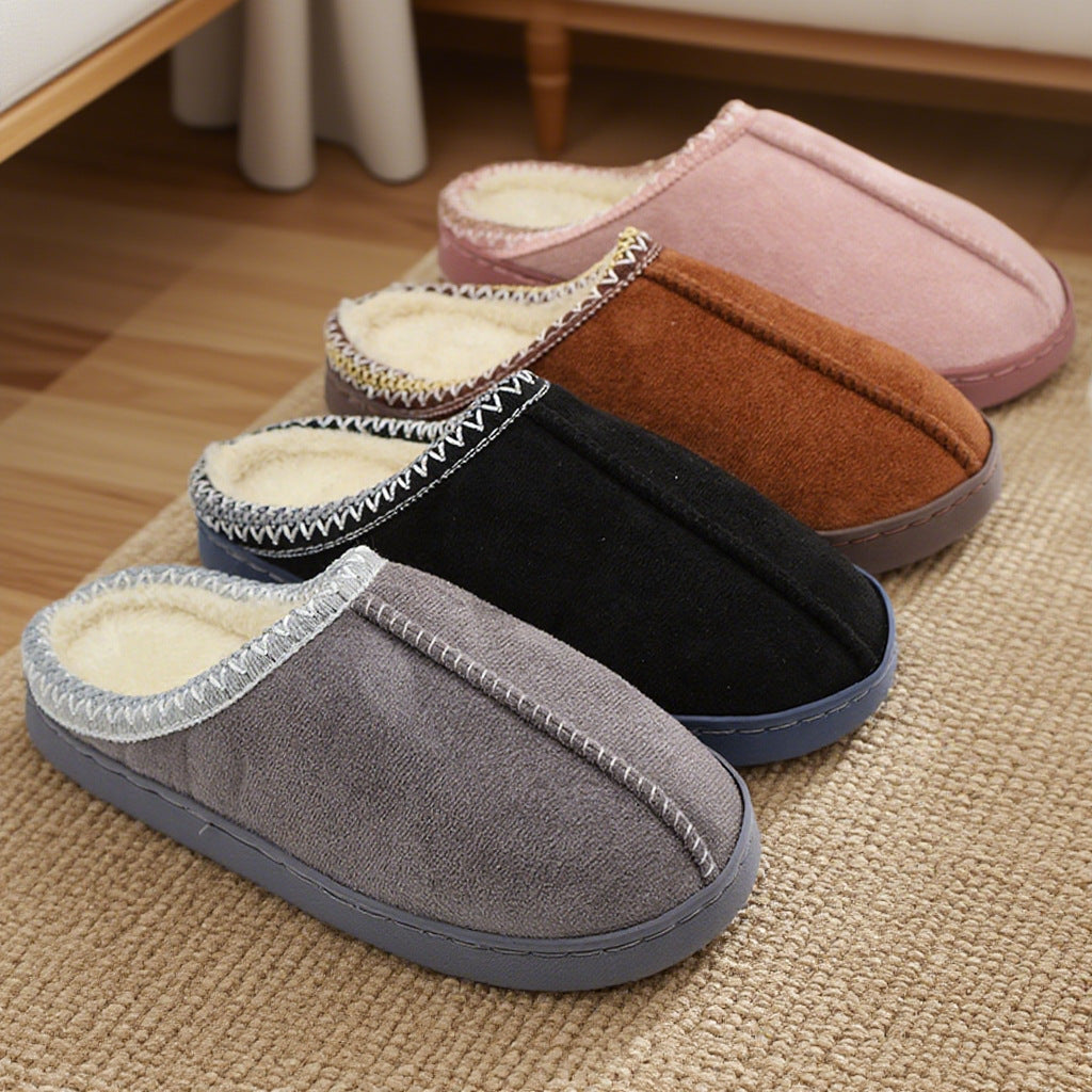 Indoor Home Thick-Sole Warm Cotton Slippers