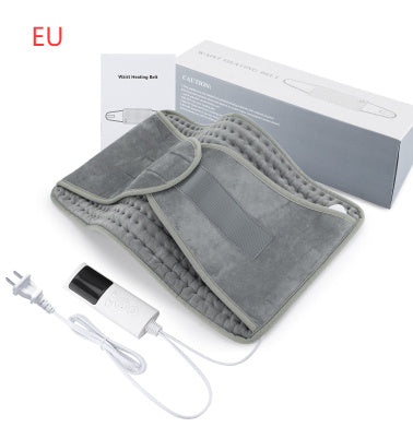 Back Heating Lumbar Support Pad Heated Waist Brace With Adjustable Temperature