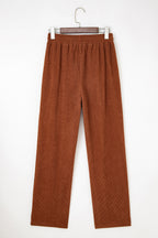 Jet Stream Drawstring Elastic Waist Casual Corduroy Pants