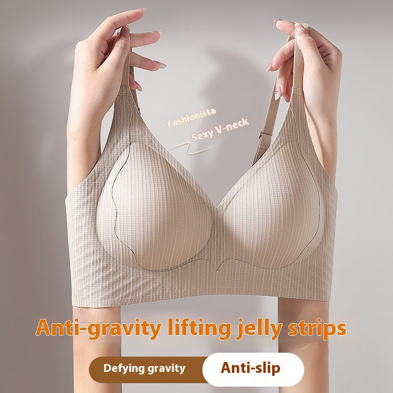 Double Lift Comfortable Wireless Push Up  Bra
