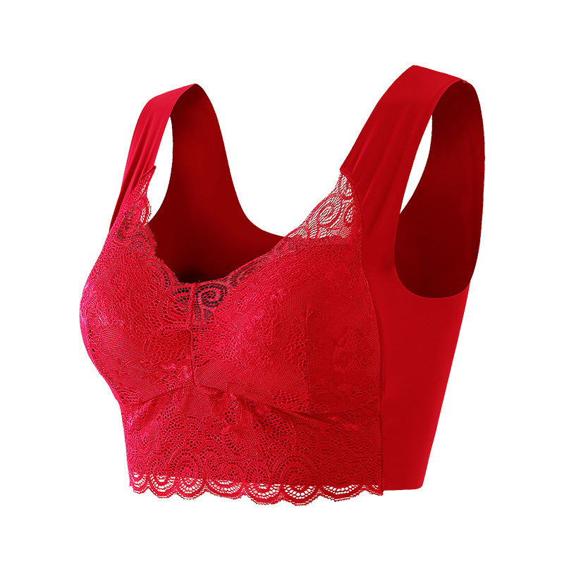 Women's Push Up Wireless Plus Size  Bra