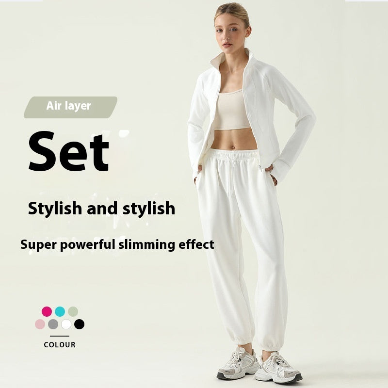 Loose-fit Trousers Fitness Suit
