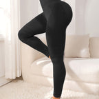 Casual High Waist Stretch Yoga Striped Trousers