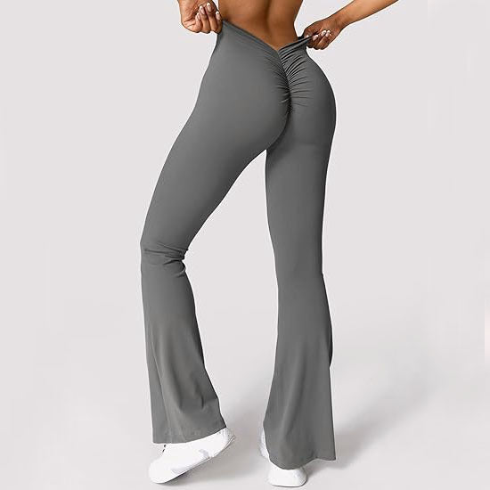 Peach Hip Raise Yoga Pants