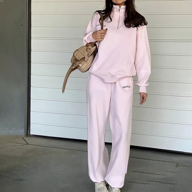 Long-sleeved Trousers Sweater Suit
