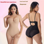 Lace Sling Seamless With Bra Jumpsuit Shapewear