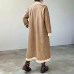 Fur Velvet Long Coat