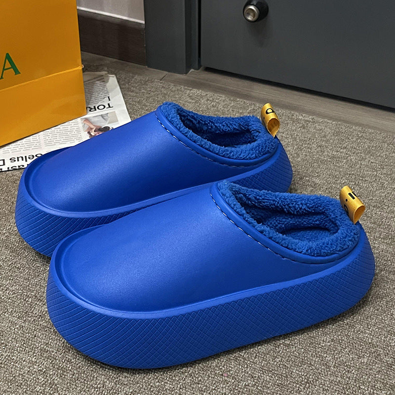 Cotton Plush Slippers Home & Outside Wear