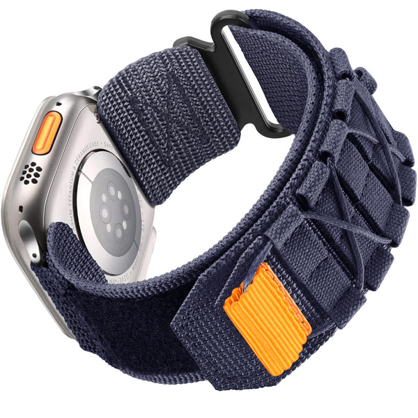 Nylon Canvas Loop Velcro-reim til Apple Watch